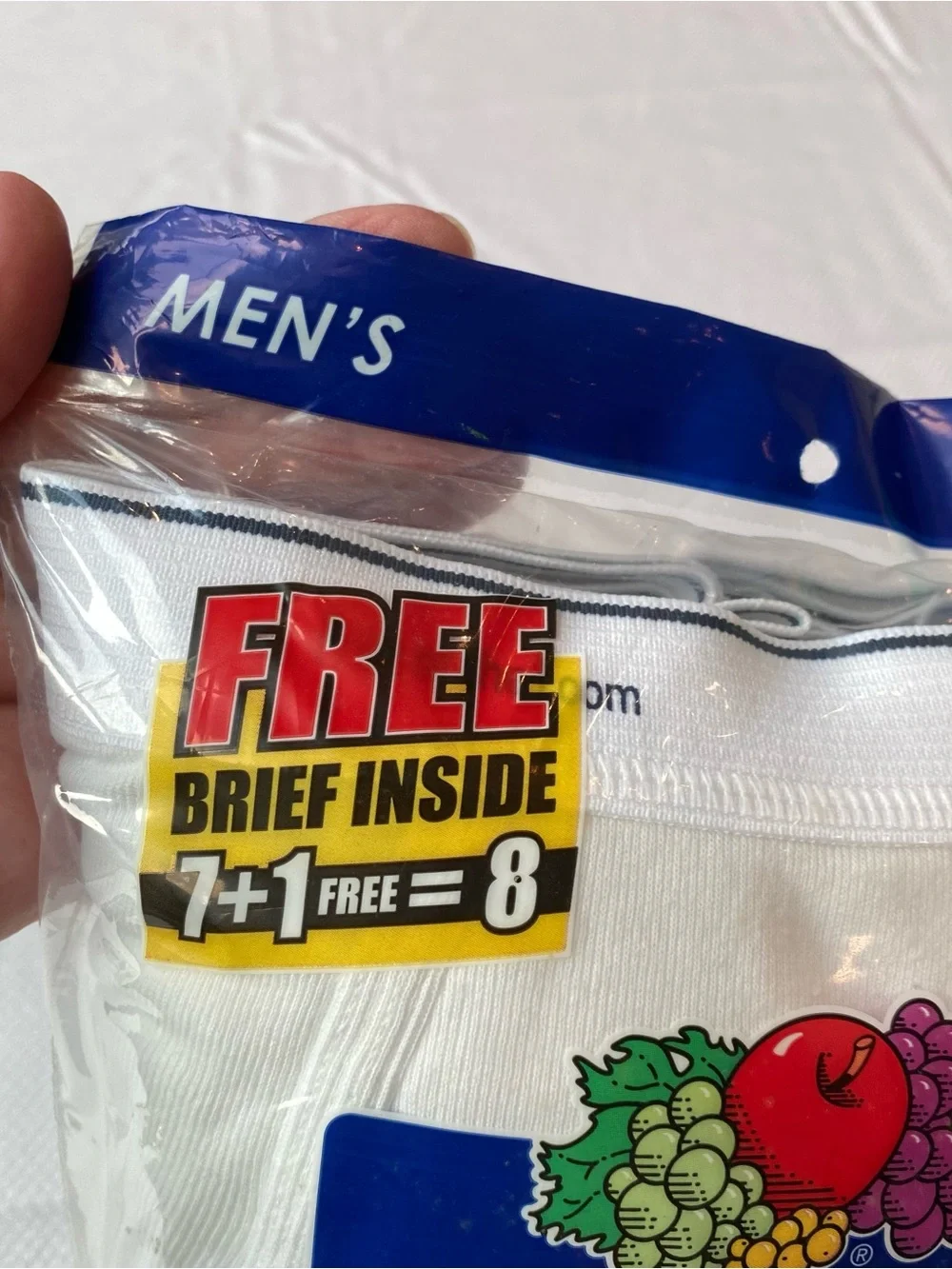 Fruit of the Loom Men's Classic White Briefs - Pack of 8